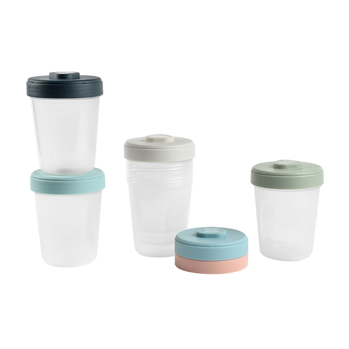 Набор контейнеров BEABA 6 штук по 250 мл - фото 1