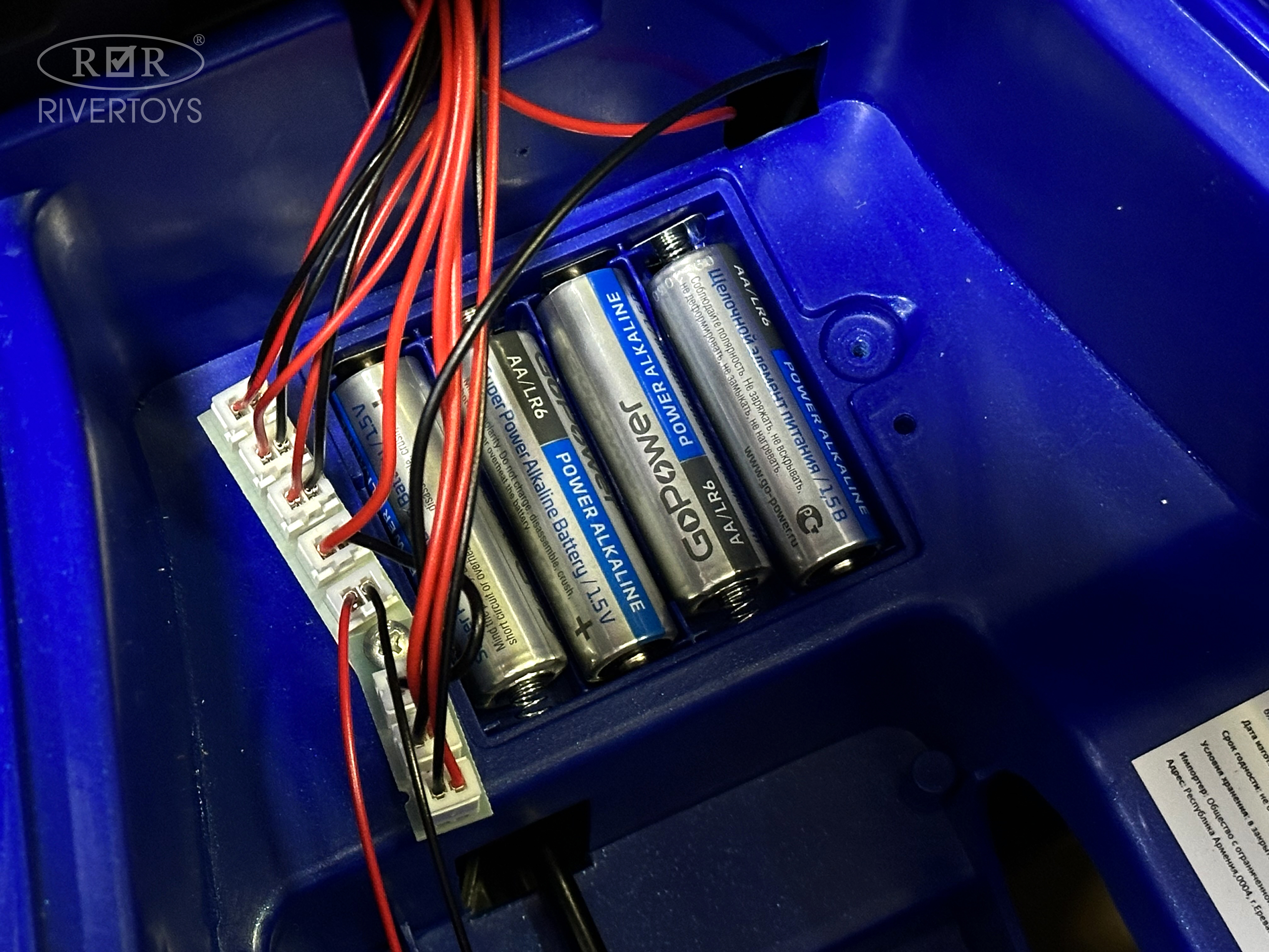 Каталка RIVERTOYS Mercedes-Benz G63 Blue Diamond синий - фото 23