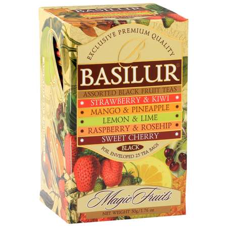 Чай черный Basilur Волшебные фрукты «Ассорти» 25 саше
