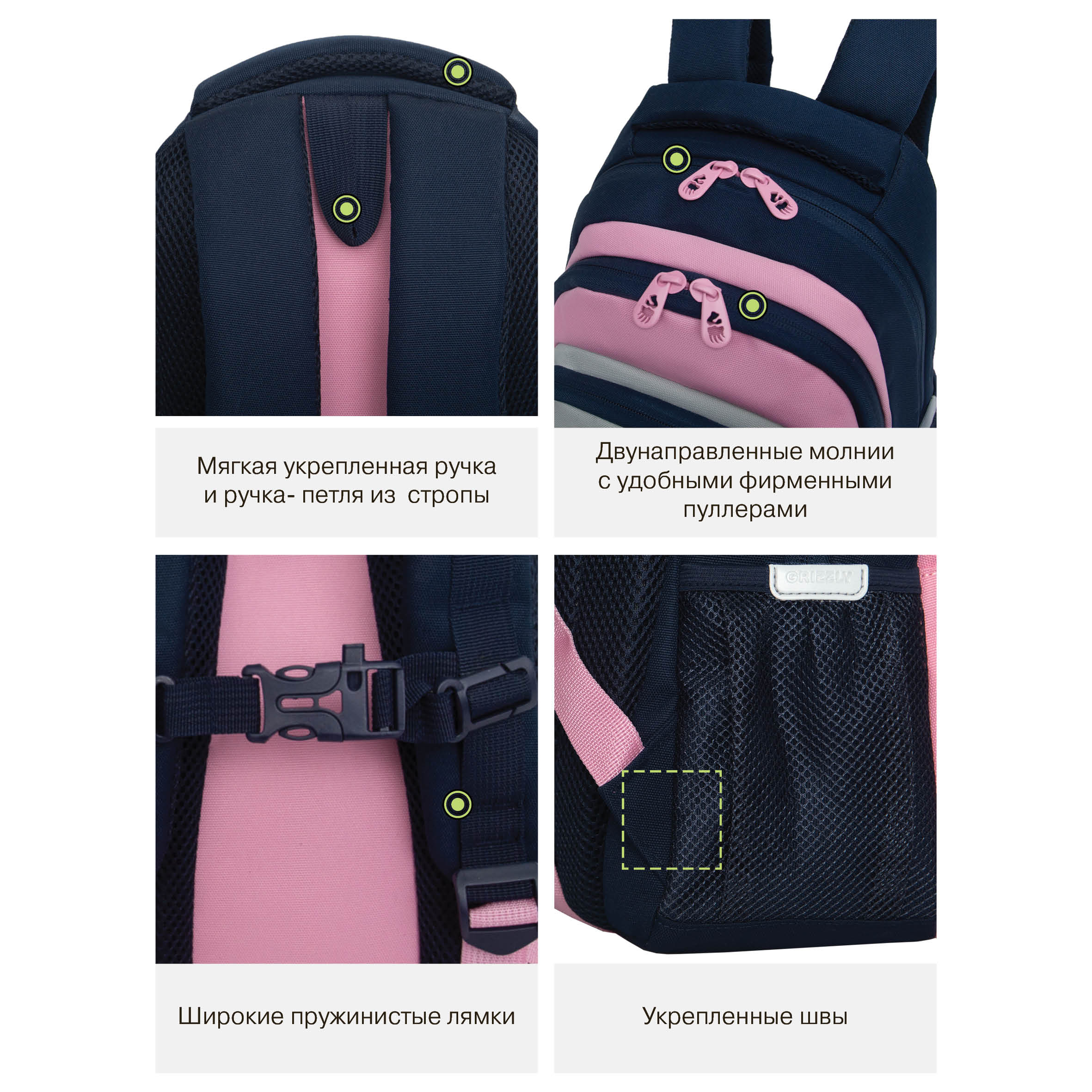 Рюкзак Grizzly для девочки - фото 12