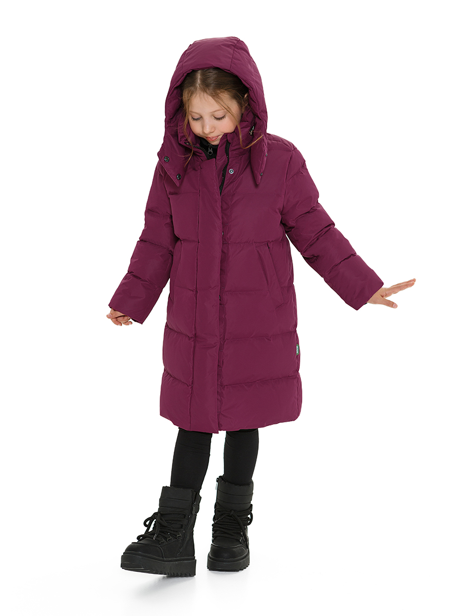 Пальто пуховое Arctiline Эми-3 3788-3 DW-23 Ежевика - фото 2