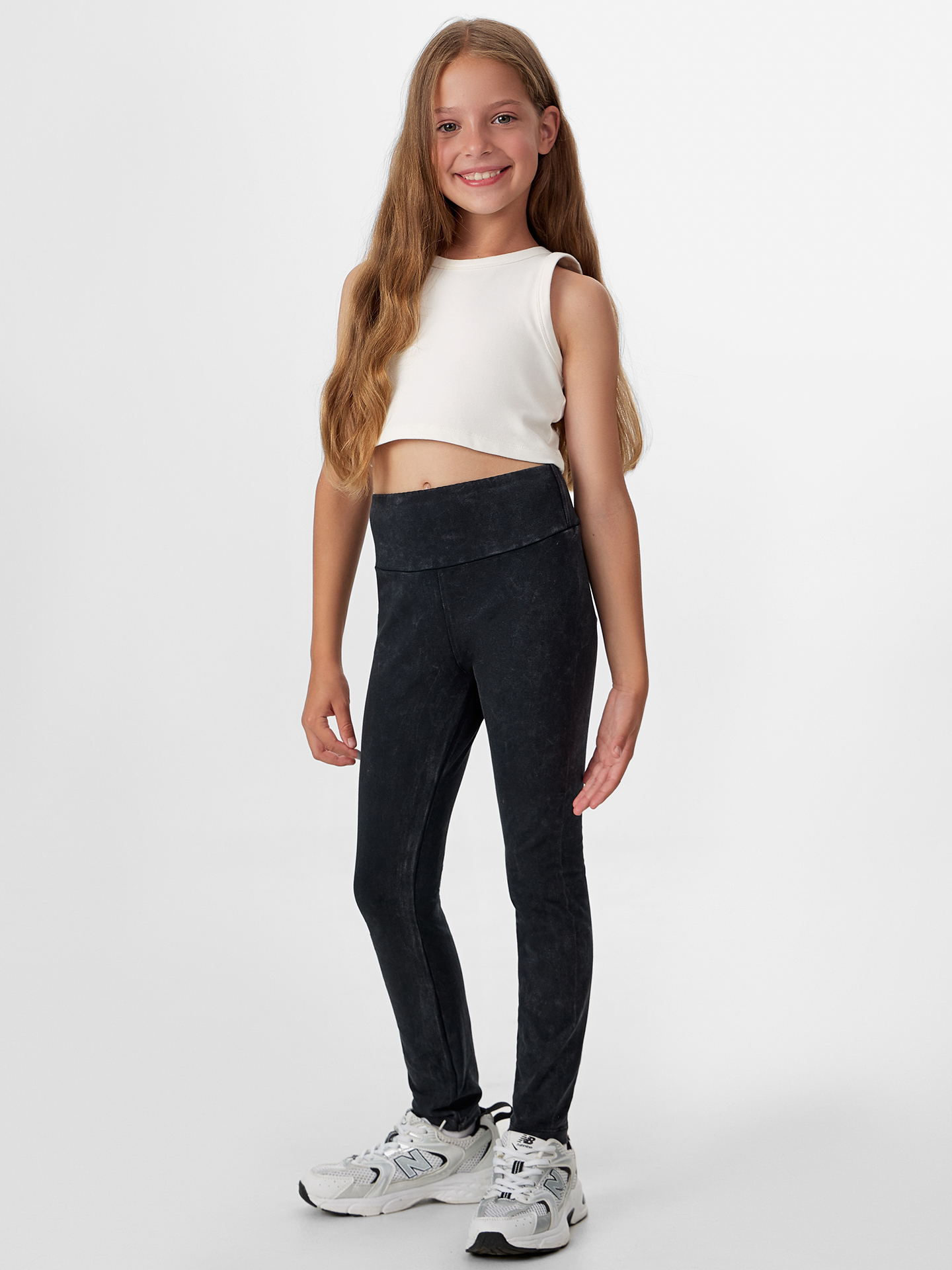 Леггинсы Mark Formelle (Марк Формэль) 147755/ACID WASH черный - фото 3