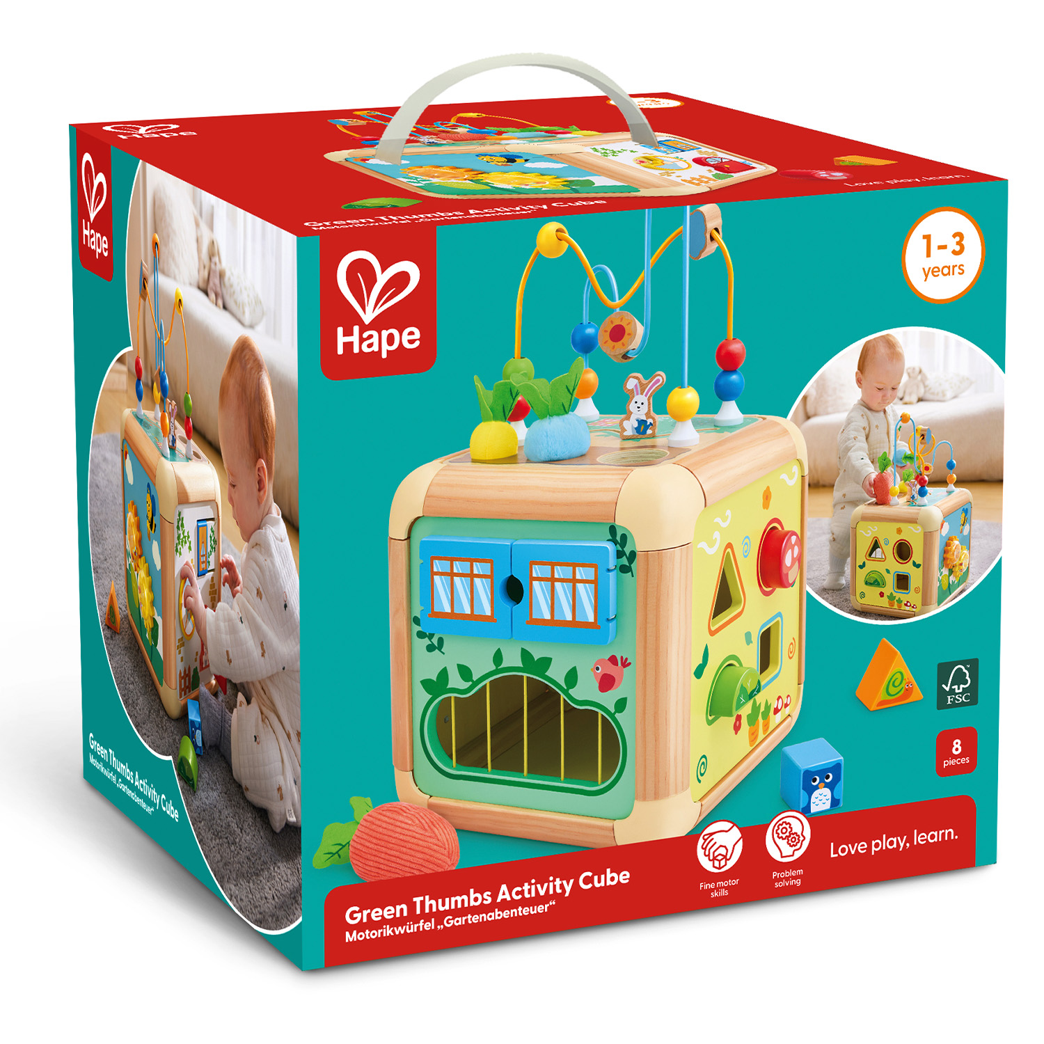 Игрушка Hape бизиборд - фото 12