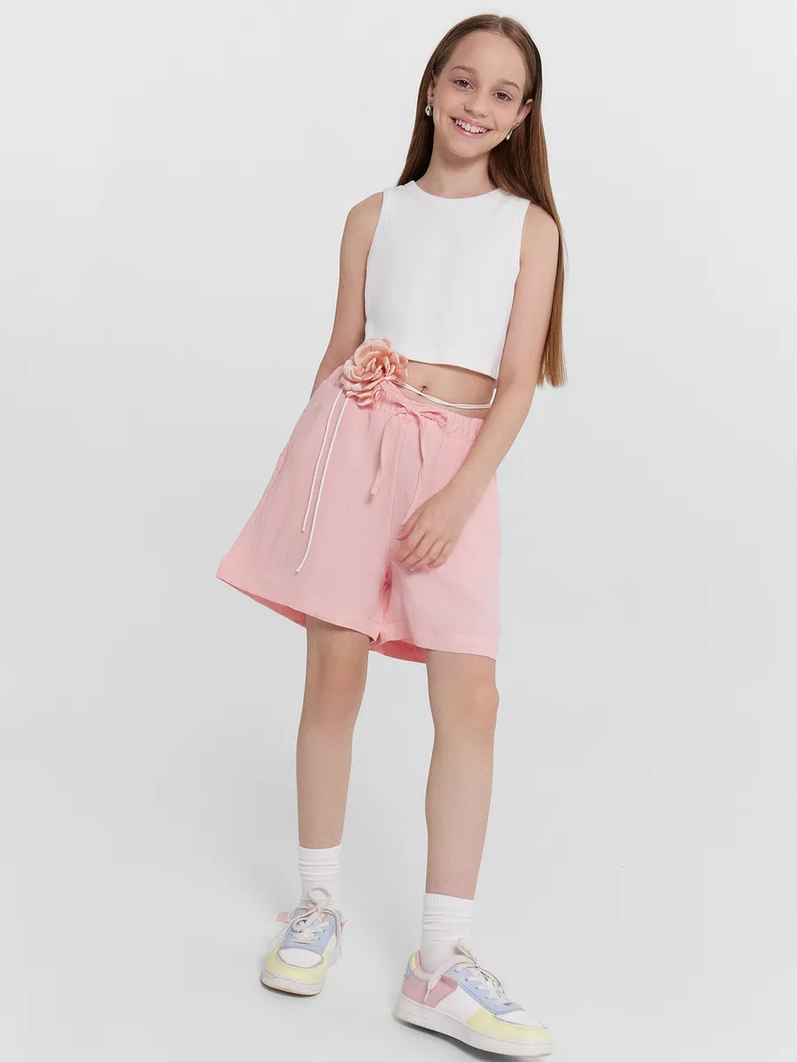 Шорты Mark Formelle (Марк Формэль) 137745/серебристо - розовый - фото 6