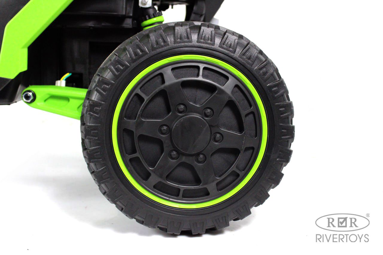 Электромобиль RIVERTOYS Z707ZZ-GREEN С пультом ДУ - фото 10