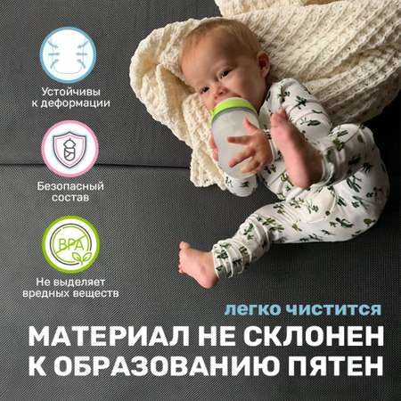 Соска comotomo силикон (быстрый поток) 2 шт.