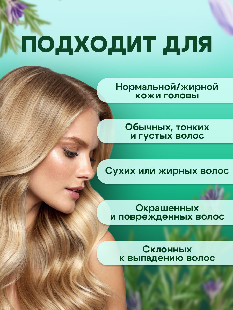 Шампунь GREENAURUM Розмарин 60 мл - фото 3