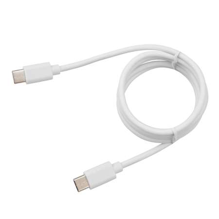 Кабель REXANT Type-C - Type-C 3A 1 метр ПВХ белый