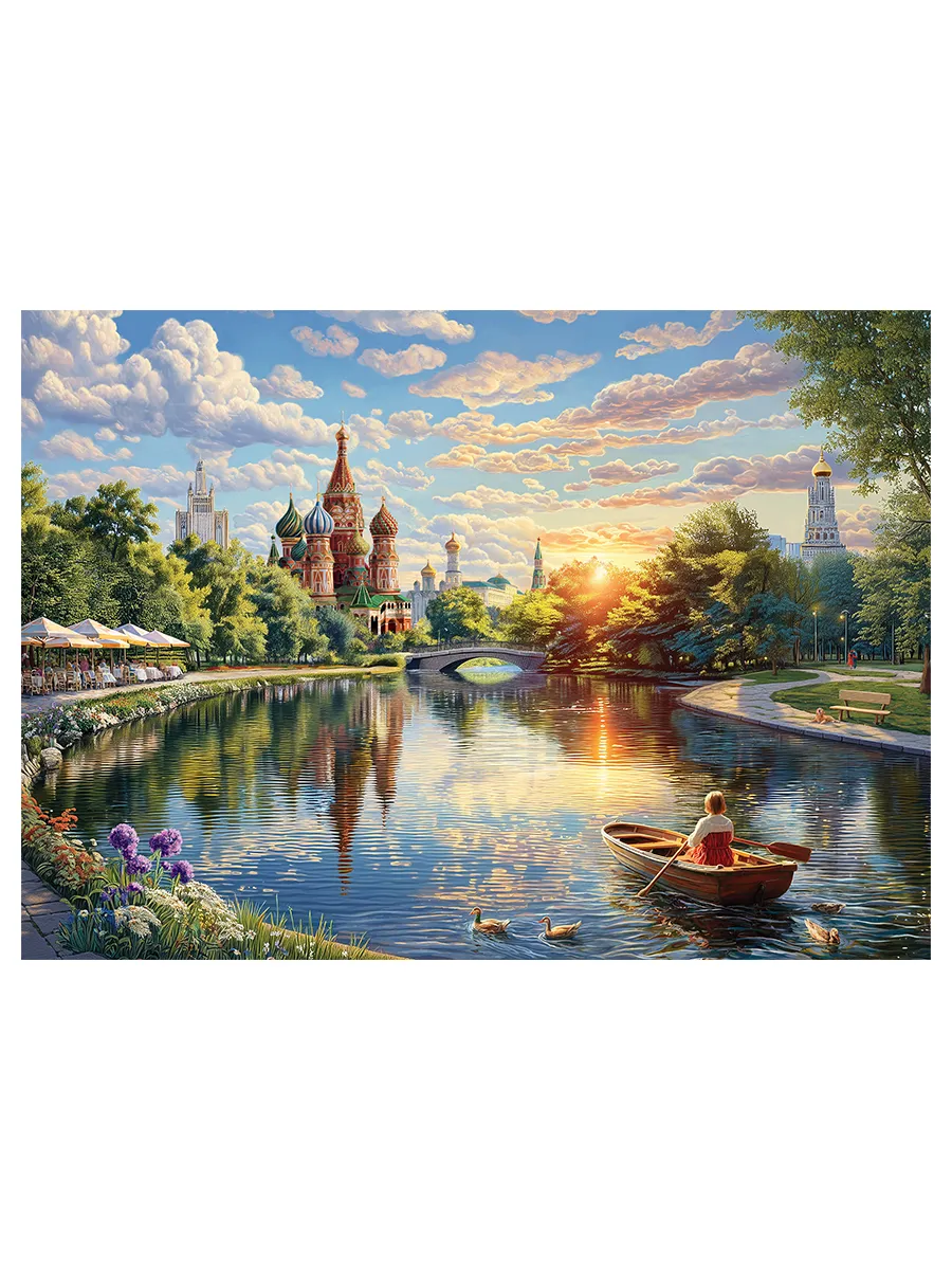 Пазл Рыжий кот Летняя Москва 500 элементов - фото 3