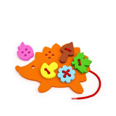 Шнуровка ElBascoToys Ежик