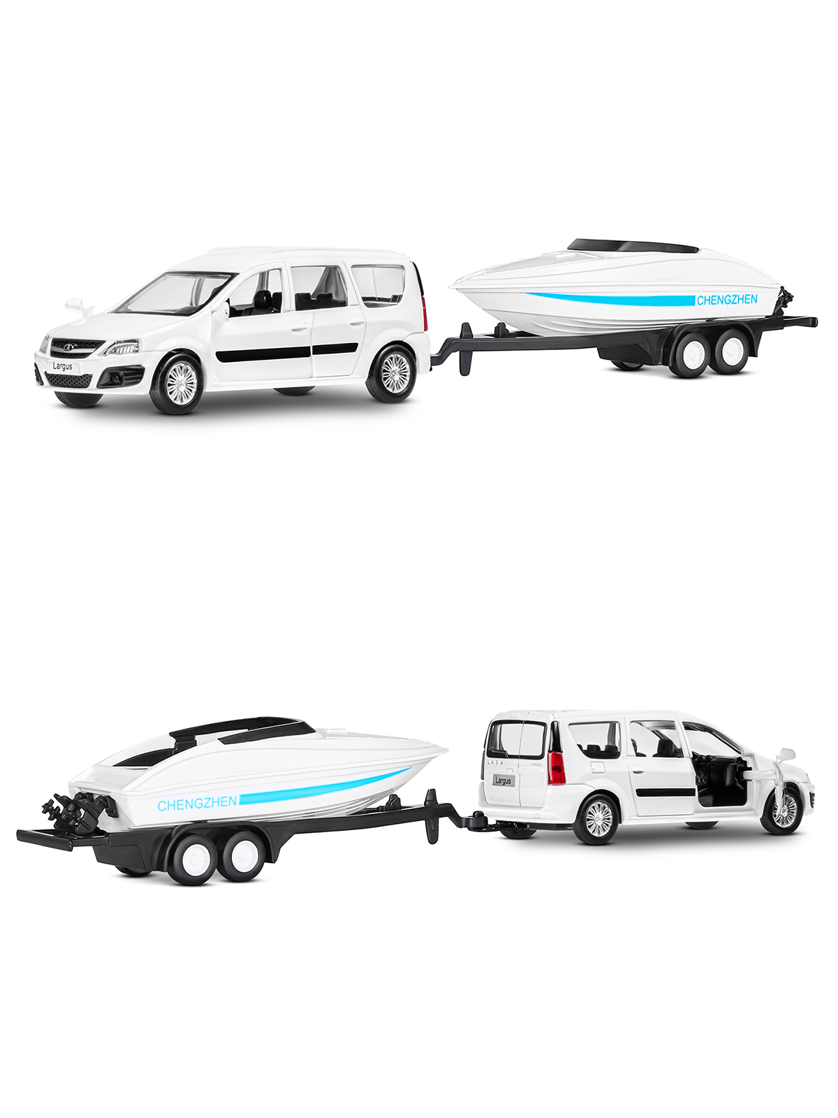 Автомобиль АВТОпанорама LADA Largus 1:43 JB1251630 - фото 10