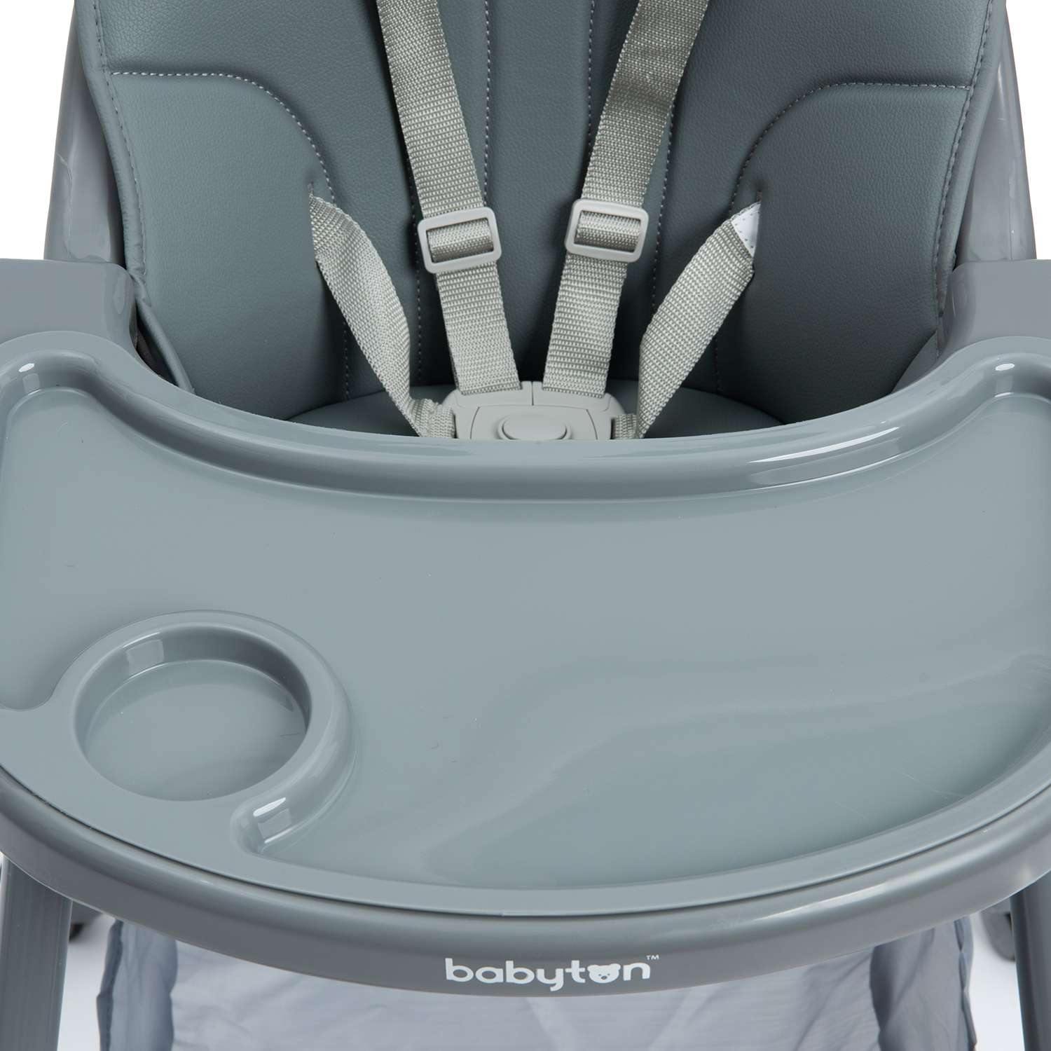 Стульчик для кормления Babyton Bueno Grey-Grey классический - фото 6