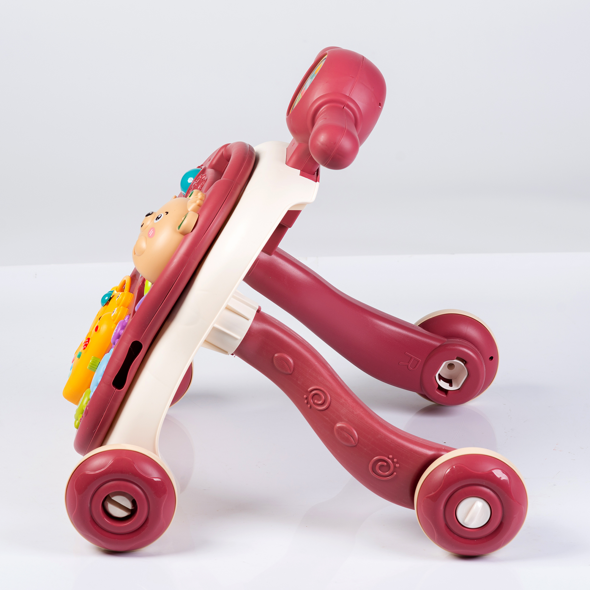 Каталка Babyhit с ручкой коричневый - фото 15