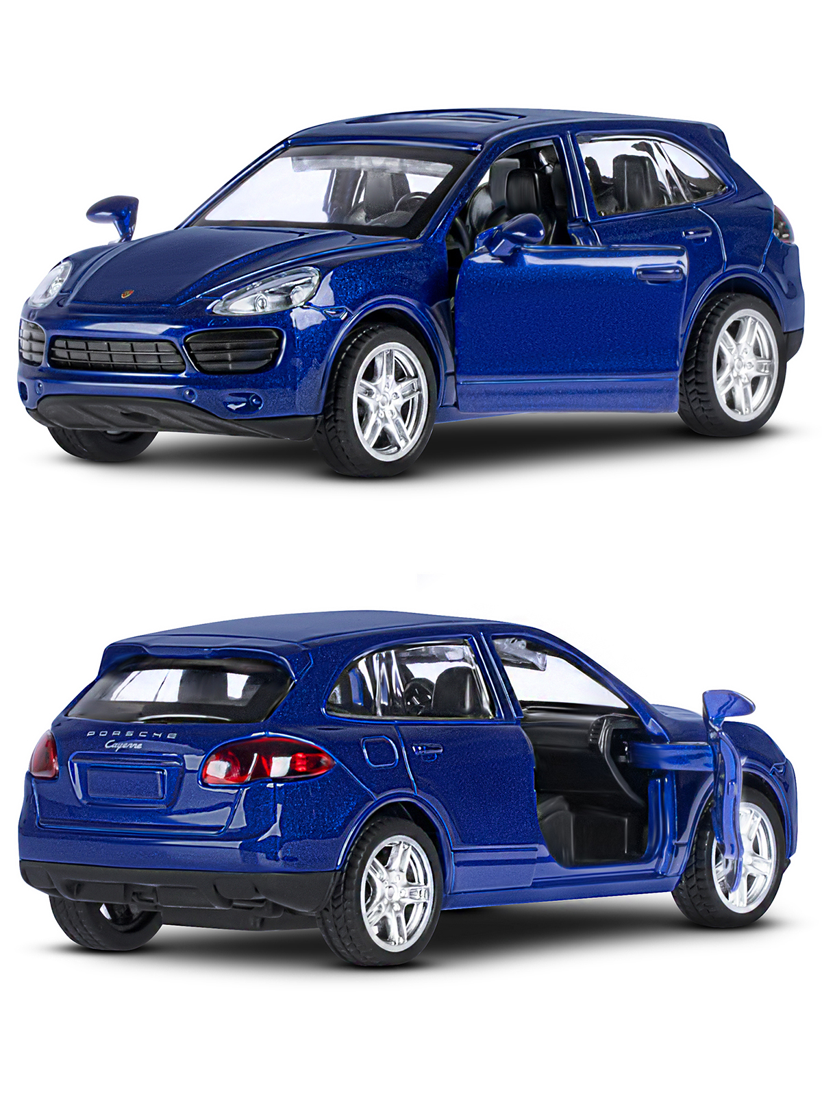 Внедорожник АВТОпанорама Porsche Cayenne S 1:43 JB1251266 - фото 7