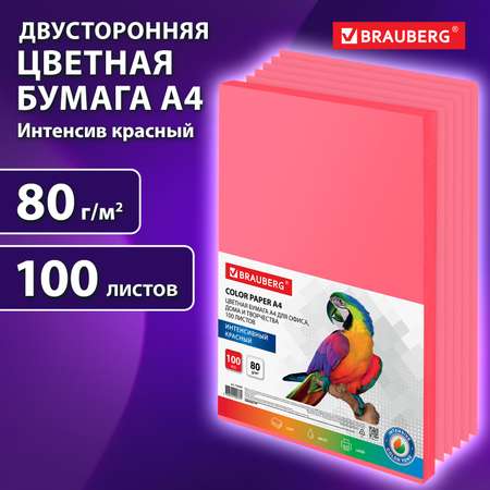 Бумага офисная Brauberg 100 лист.