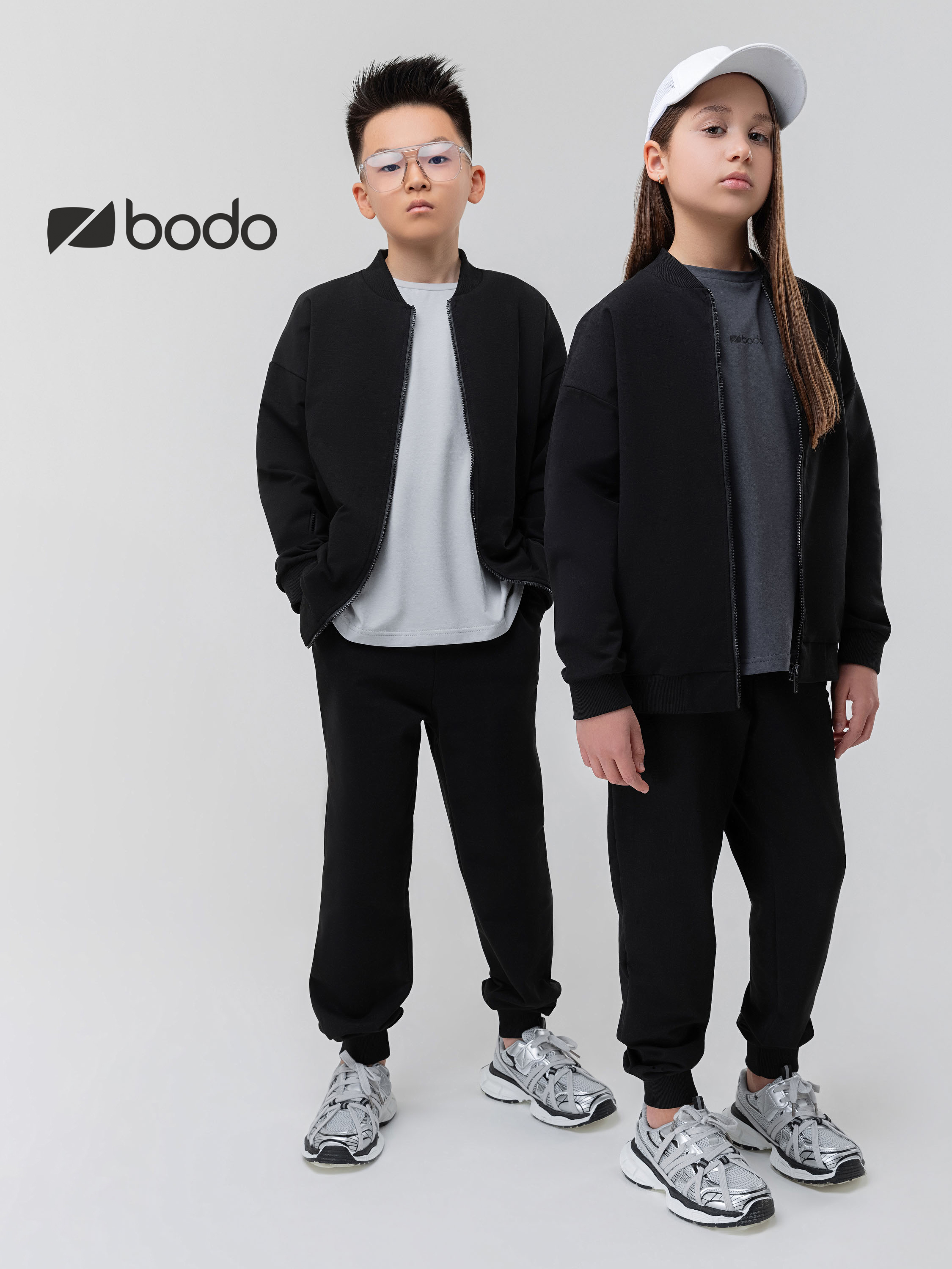 Костюм спортивный Bodo 46-155MU_черный - фото 3