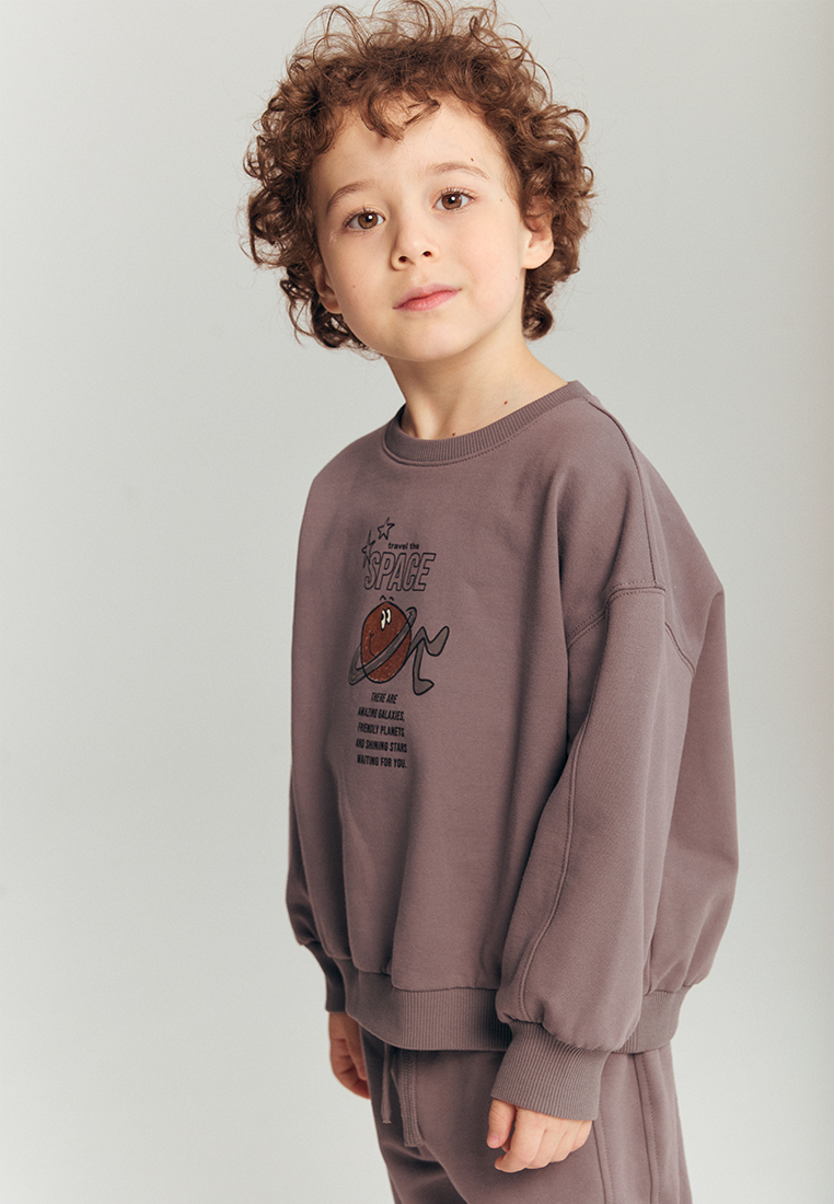 Cвитшот artie W25M08Т-1378M/Серый - фото 5