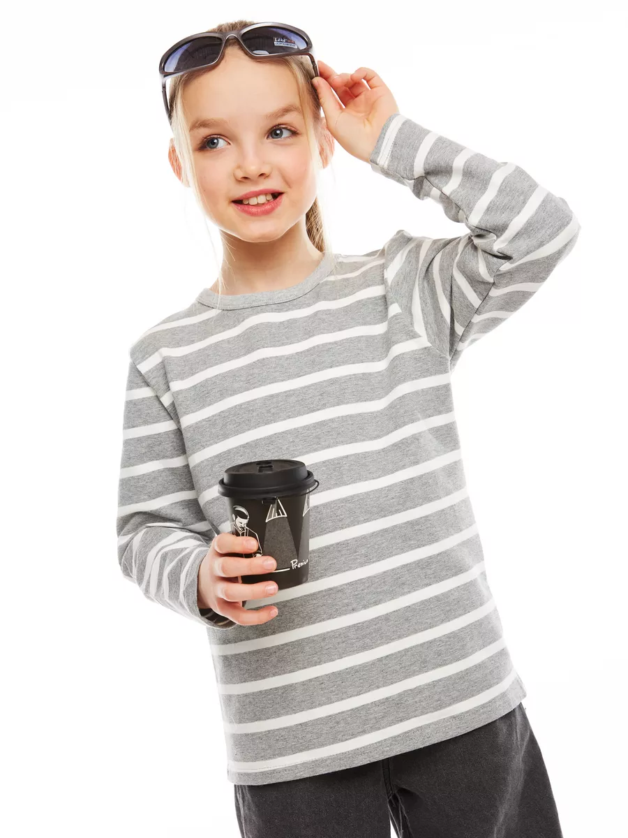 Лонгслив Locality Kids ФТ008/gray - фото 7