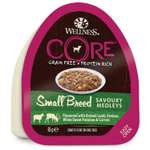 Корм для собак Wellness CORE Small Breed мелких пород баранина с олениной-белым сладким картофелем-морковью консервированный 85г