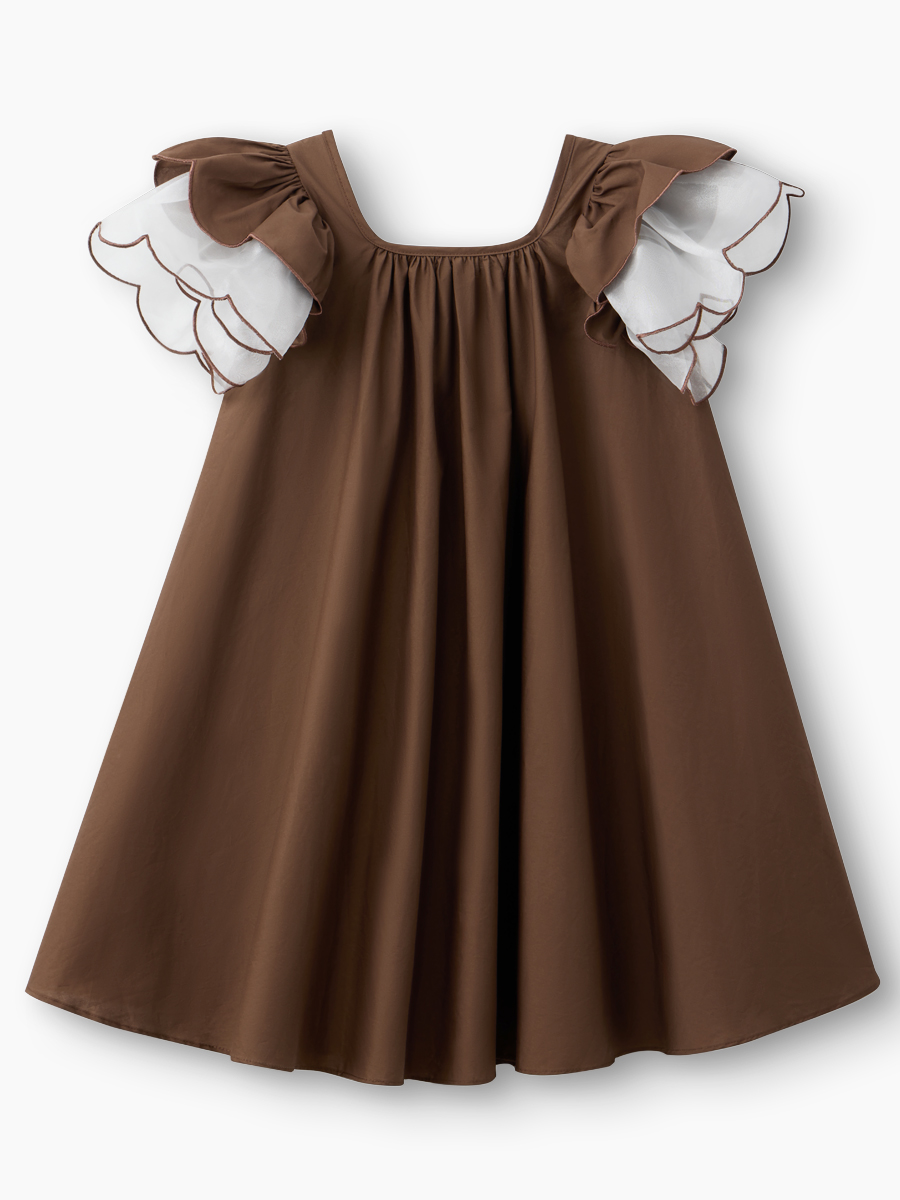 Платье Happy Baby 88724-1_dark-coffee - фото 1