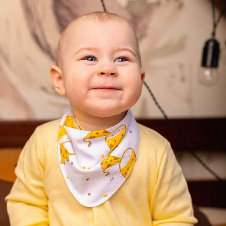 Нагрудник LeeLuckBaby текстиль 4 шт.