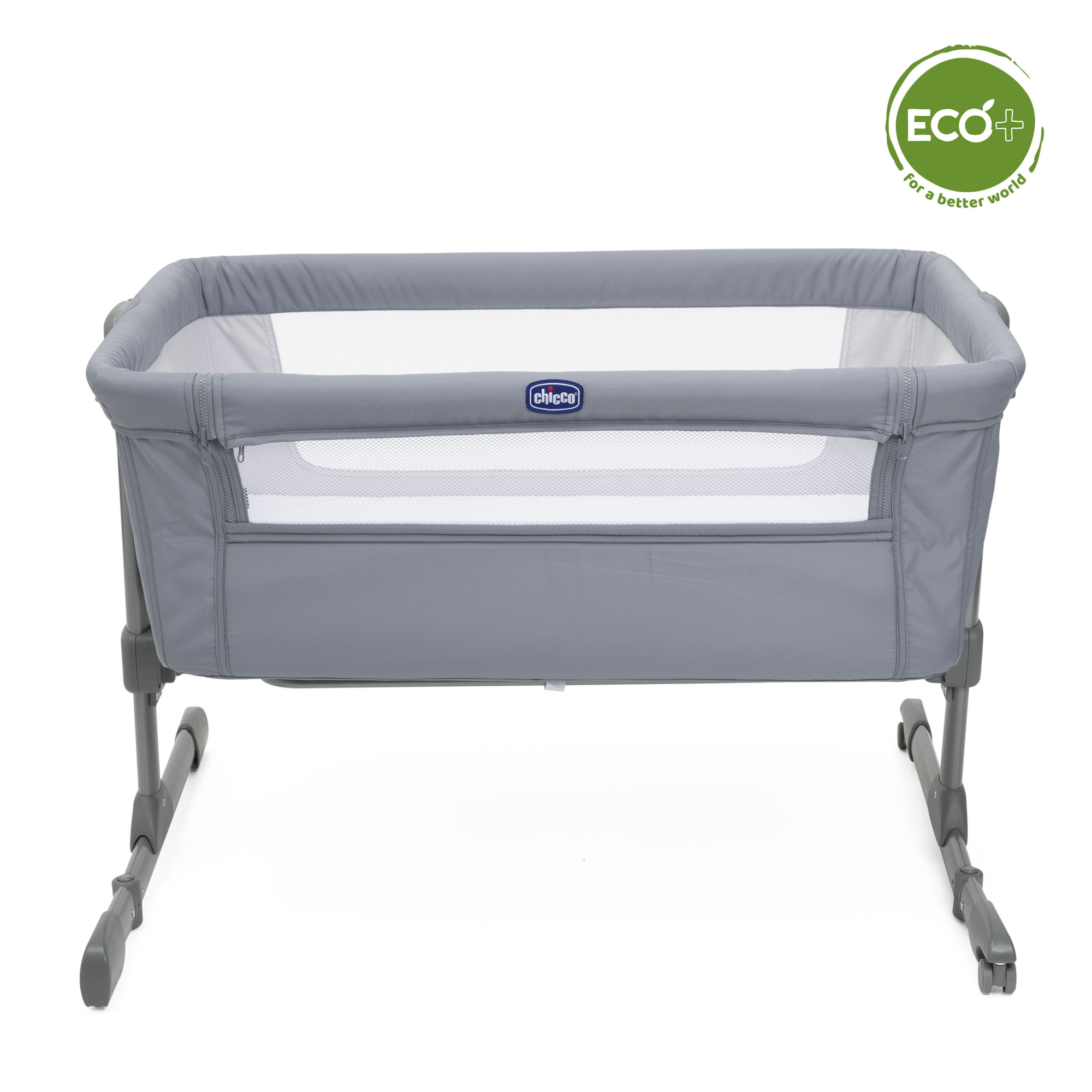 Кроватка Chicco Next2me Essential Stone Re Lux - фото 1