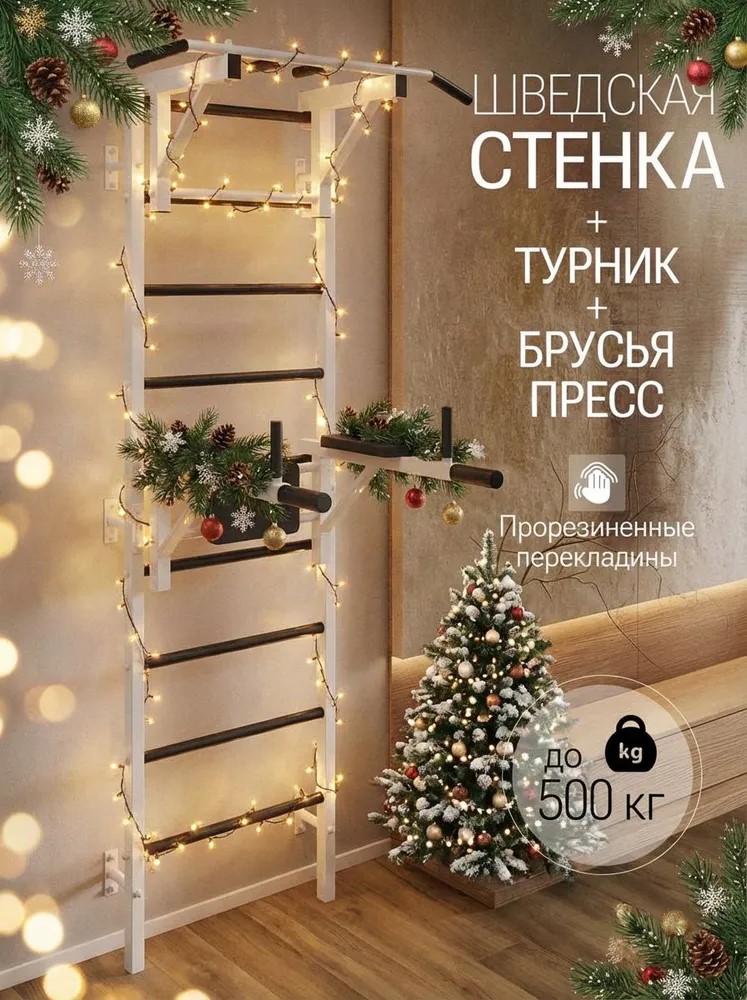 Шведская стенка BORABO PRO с навесным оборудованием - фото 1