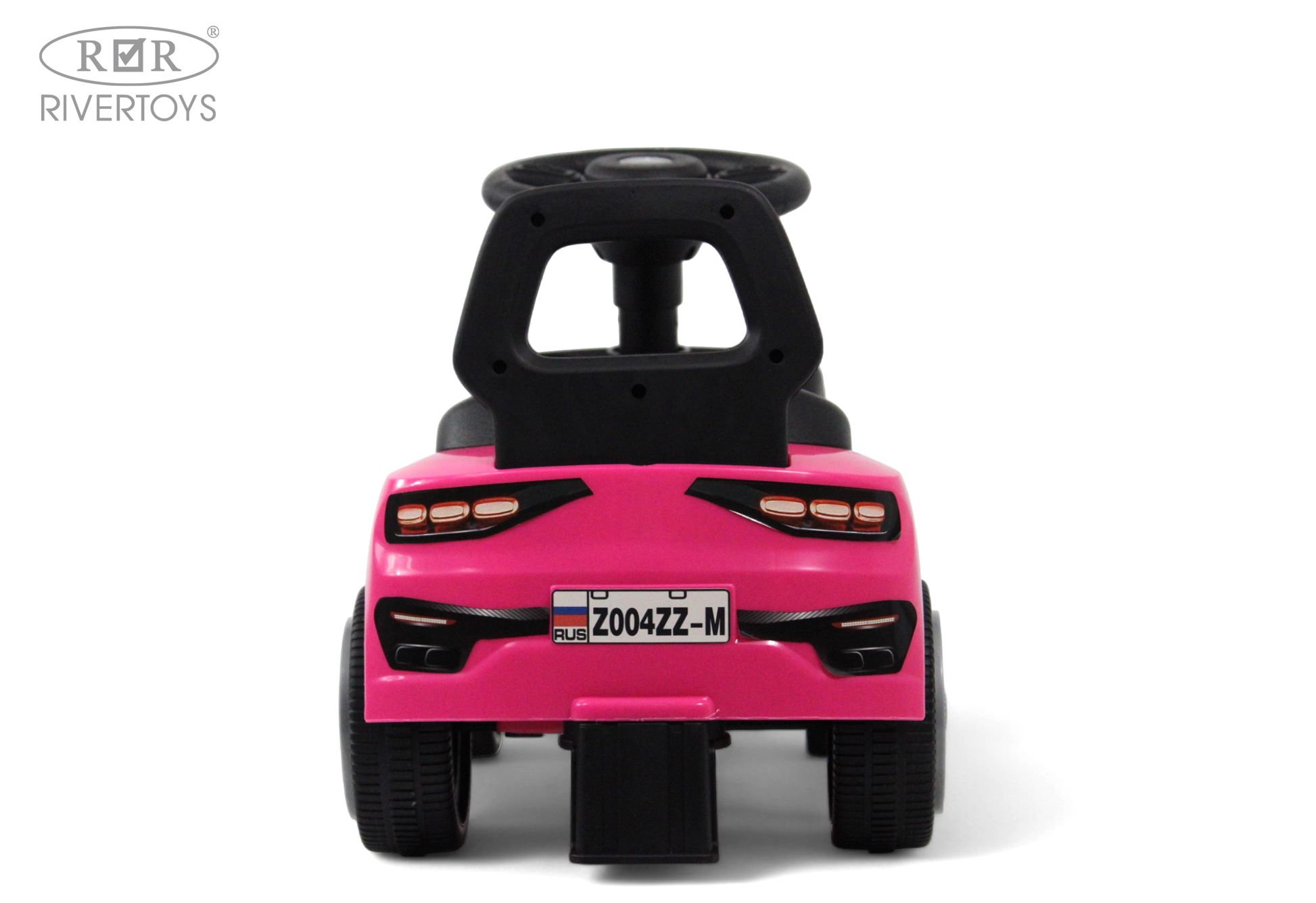 Каталка RIVERTOYS Z004ZZ-M-PINK розовый - фото 8