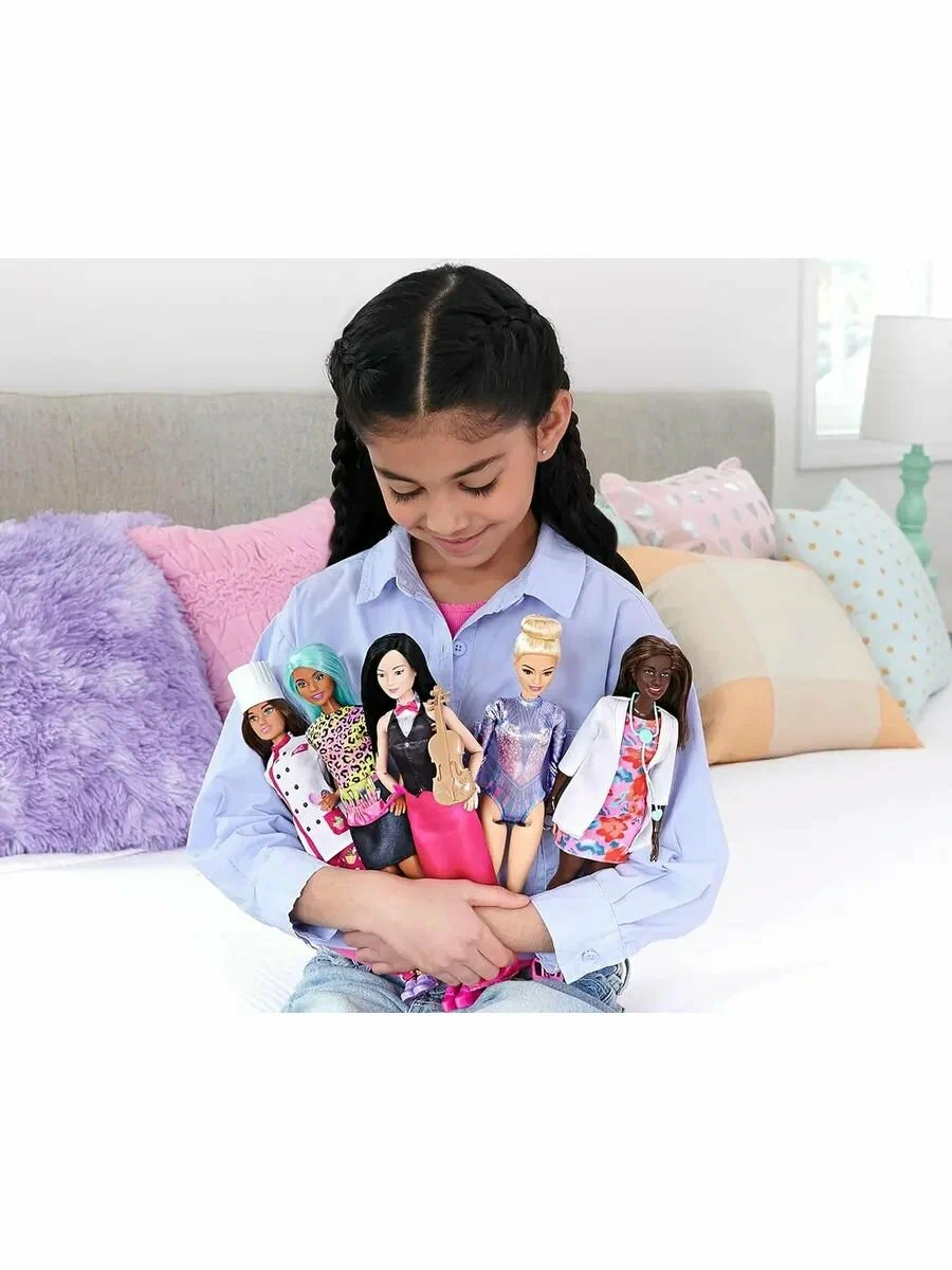Кукла классическая Barbie Кем быть? Профессии высота 30 см GTN65 - фото 5