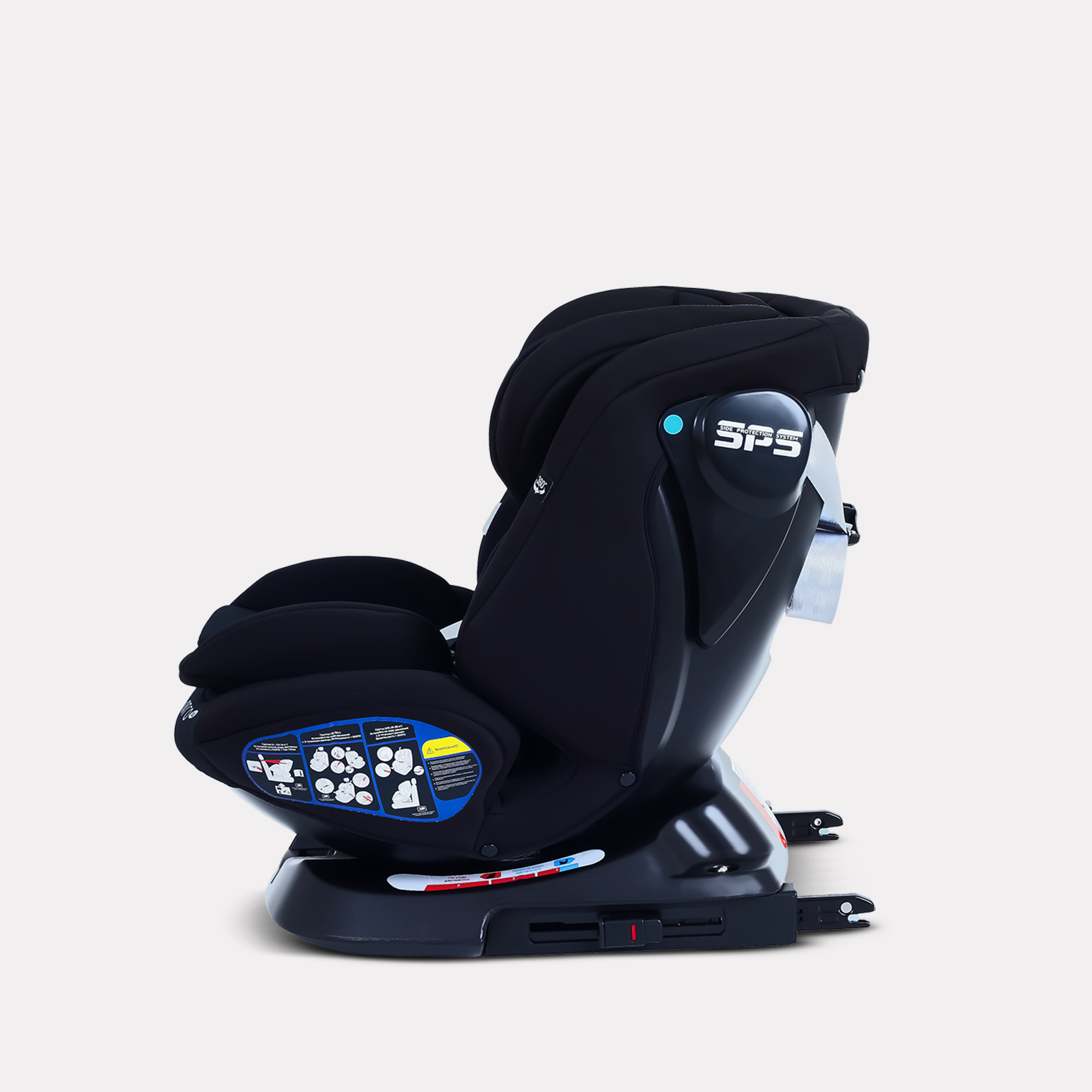 Автокресло Rant NITRO New isofix Isofix 0+/1/2/3 (0-36 кг) черный - фото 4