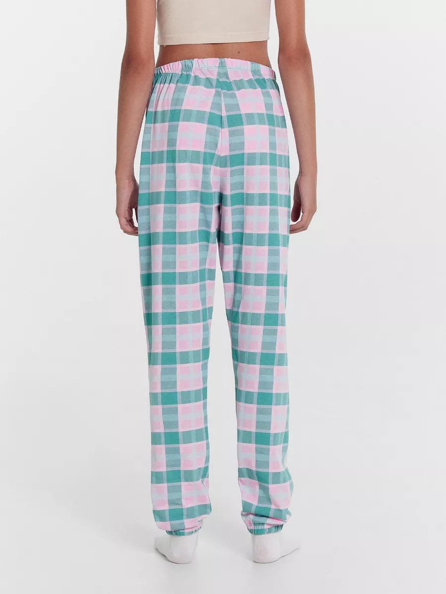 Пижама Mark Formelle (Марк Формэль) 567740/светлая лагуна +клетка на розовом - фото 8