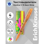 Текстовыделители ErichKrause 4 шт.