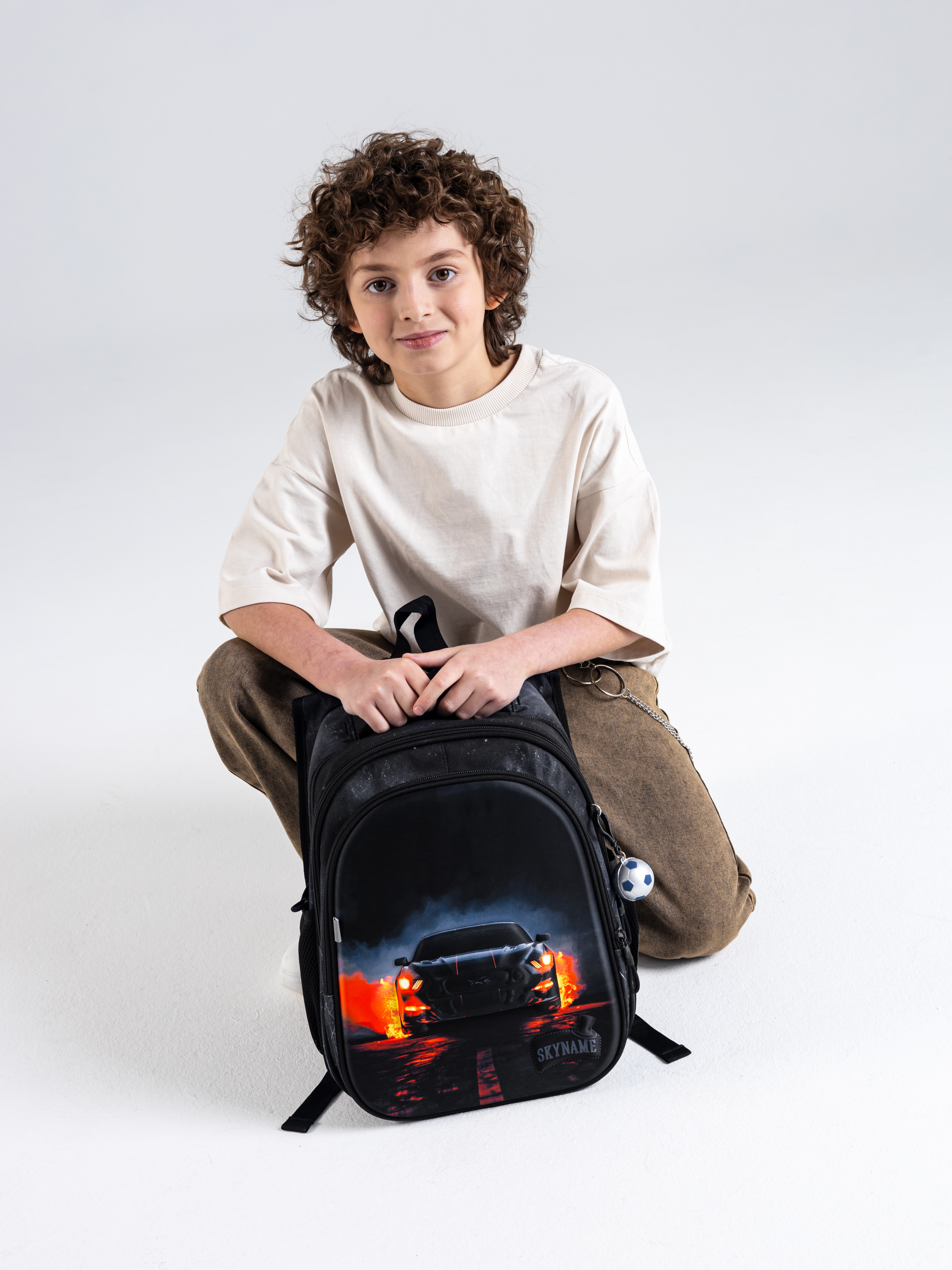 Рюкзак SkyName 1-4 класс, набор 5 в 1 - фото 5