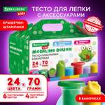 Тесто-пластилин Brauberg 24 цв.