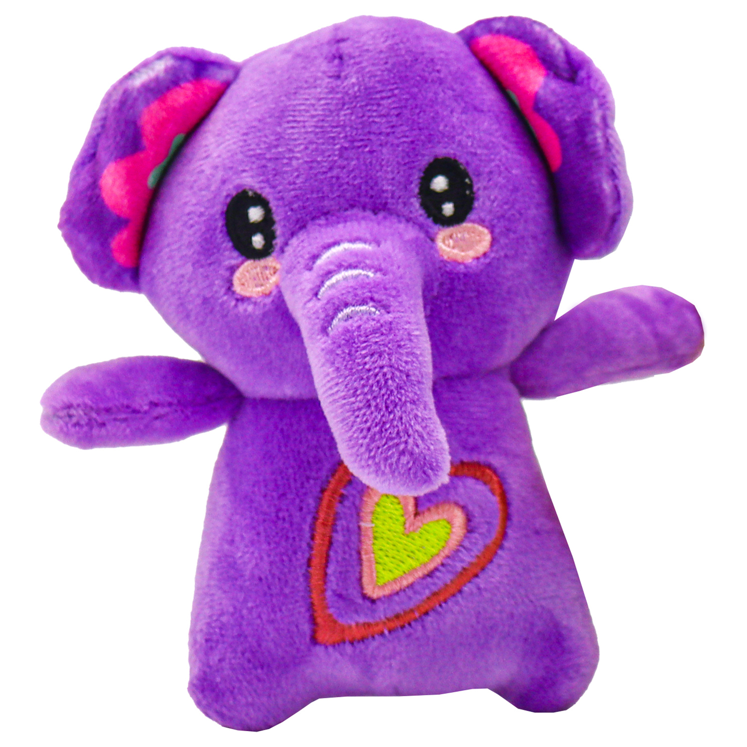 Игрушка Funky Toys мягкая фиолетовый слоник 10 см FT5907-4 - фото 2