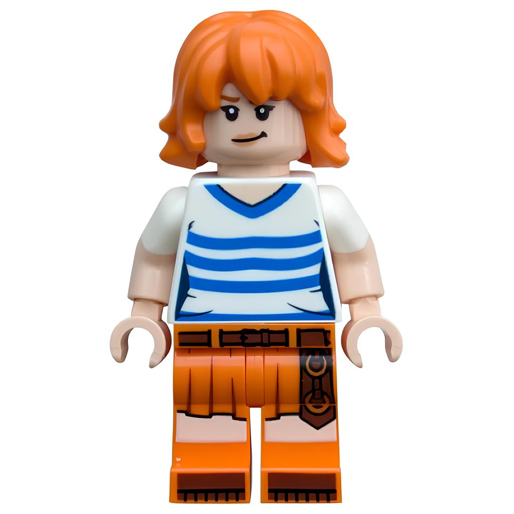 Изображение товара Фигурка LEGO Nami White Shirt — коллекционная минифигурка для фанатов Изображение товара Фигурка LEGO Nami White Shirt — коллекционная минифигурка для фанатов