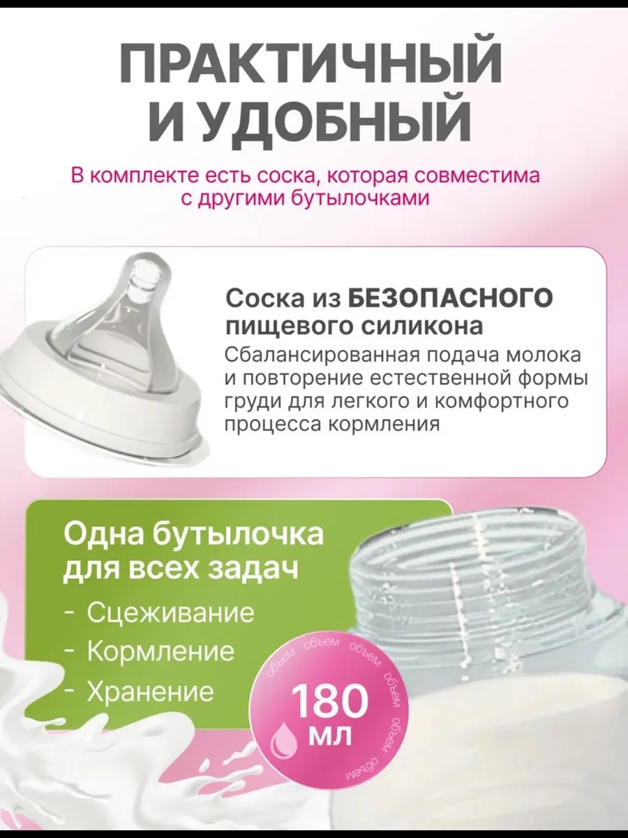 Молокоотсос электрический CASTLELADY беспроводной 3 режима работы - фото 5