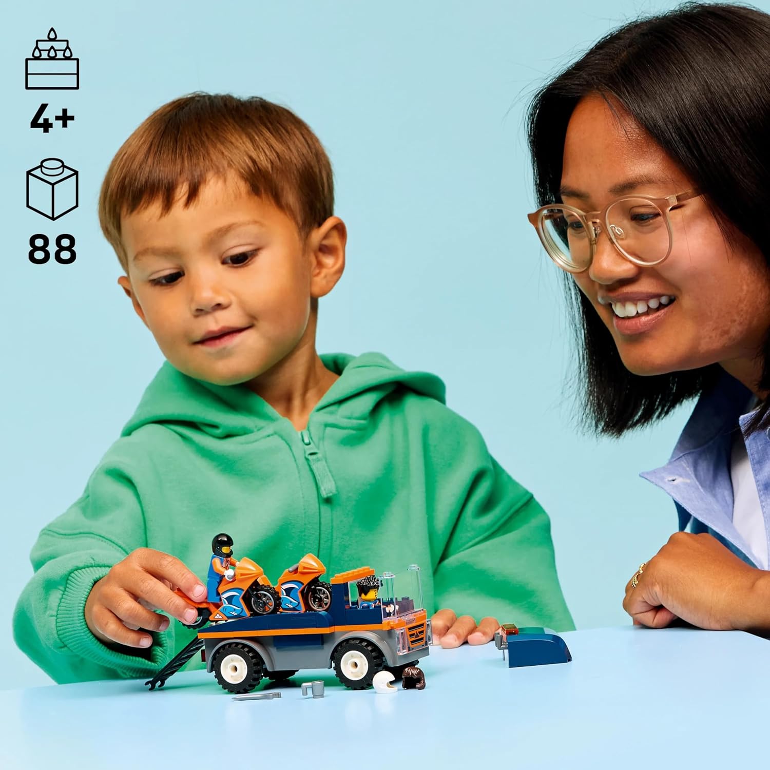 Конструктор LEGO City Транспортная машина 88 дет. - фото 8