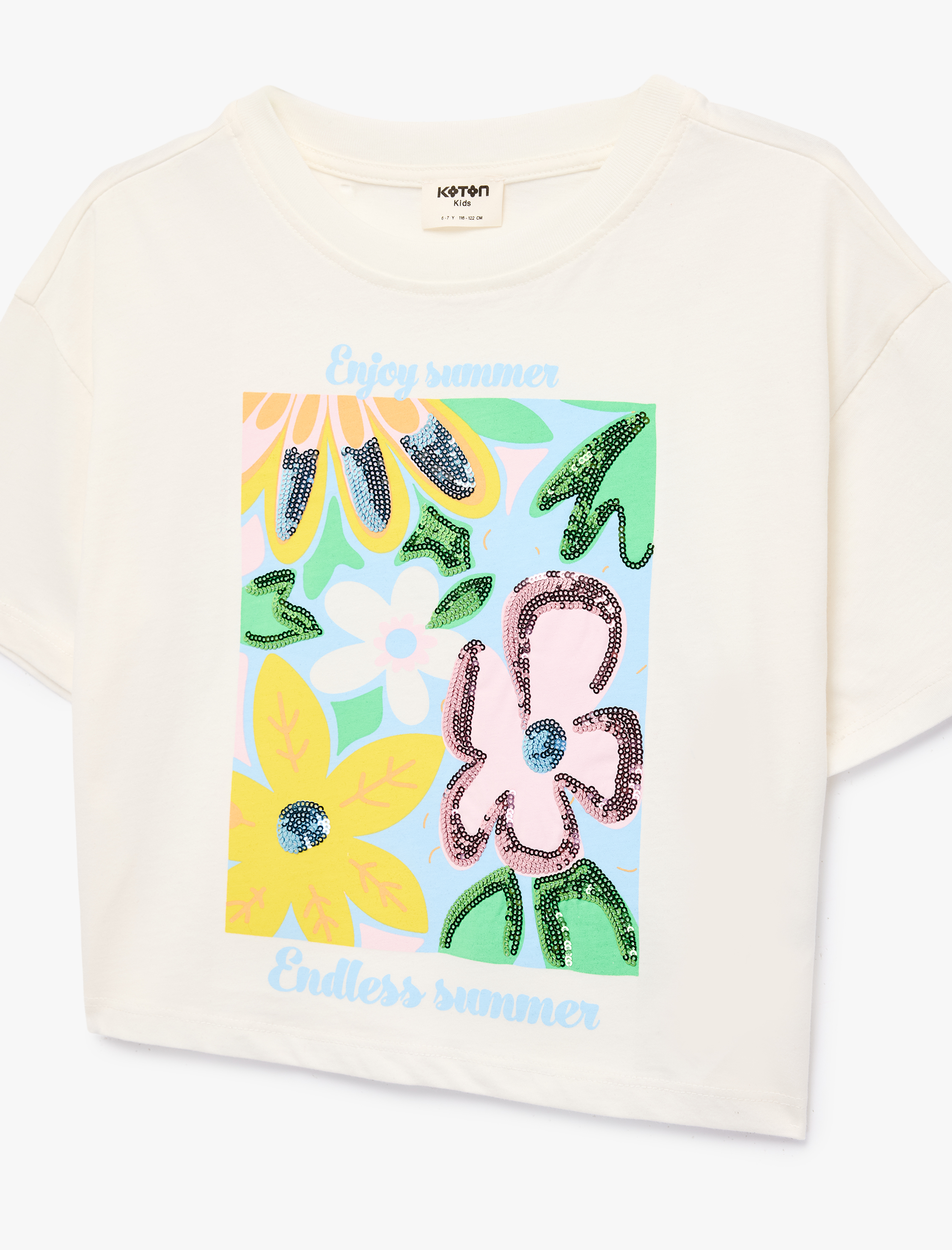 Футболка KOTON 6SKG10031AK010 - фото 3