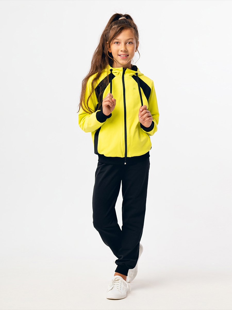 Спортивный костюм RODOS М-258/темно-синий_желтый - фото 1