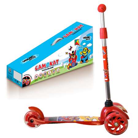 Самокат YOUNG RACER трехколесный
