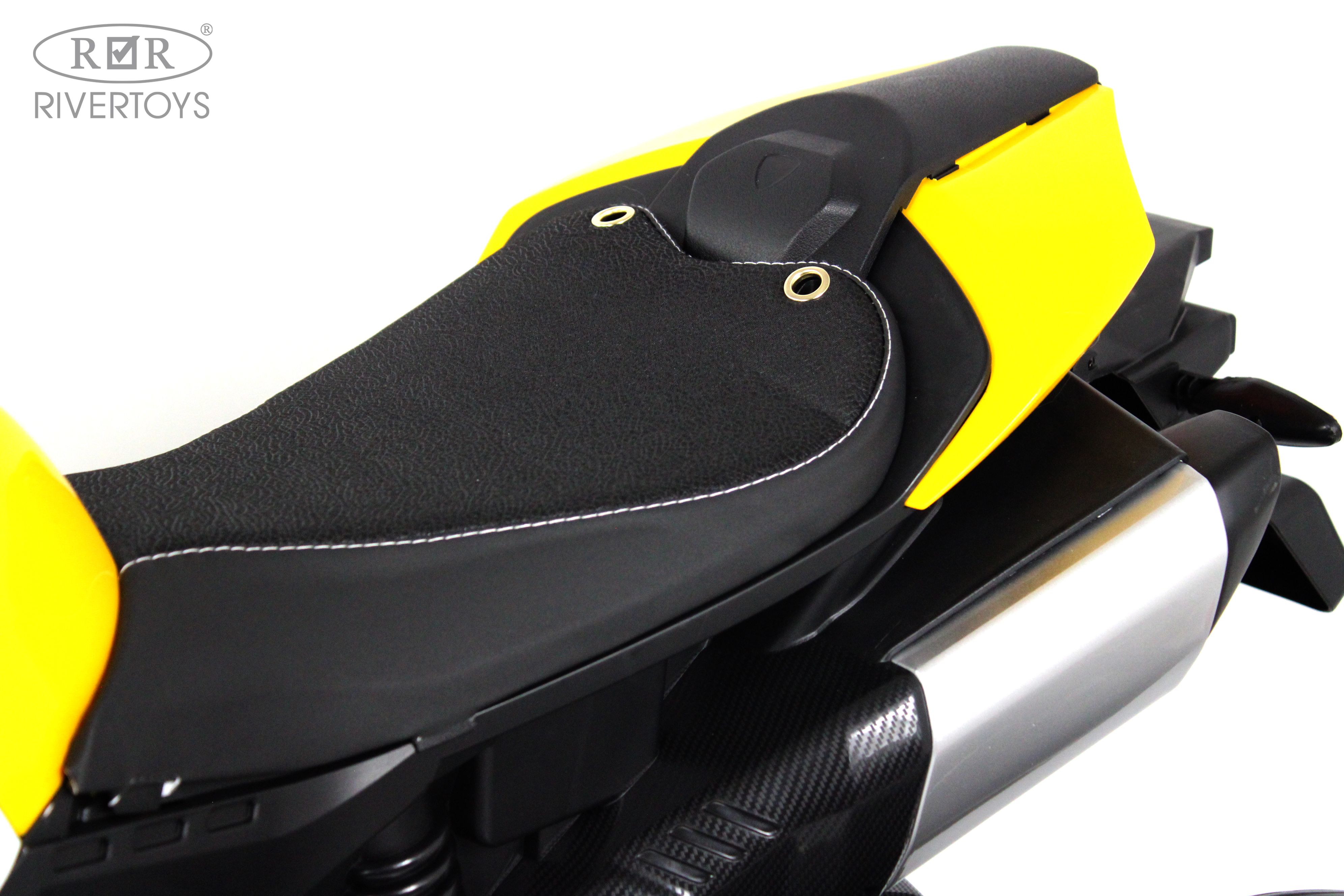 Электромотоцикл RIVERTOYS М777БХ-YELLOW - фото 16