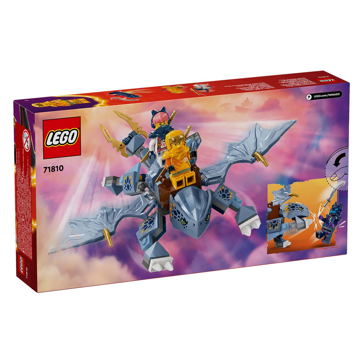Конструктор LEGO NINJAGO Юный дракон Рию 132 дет. - фото 11
