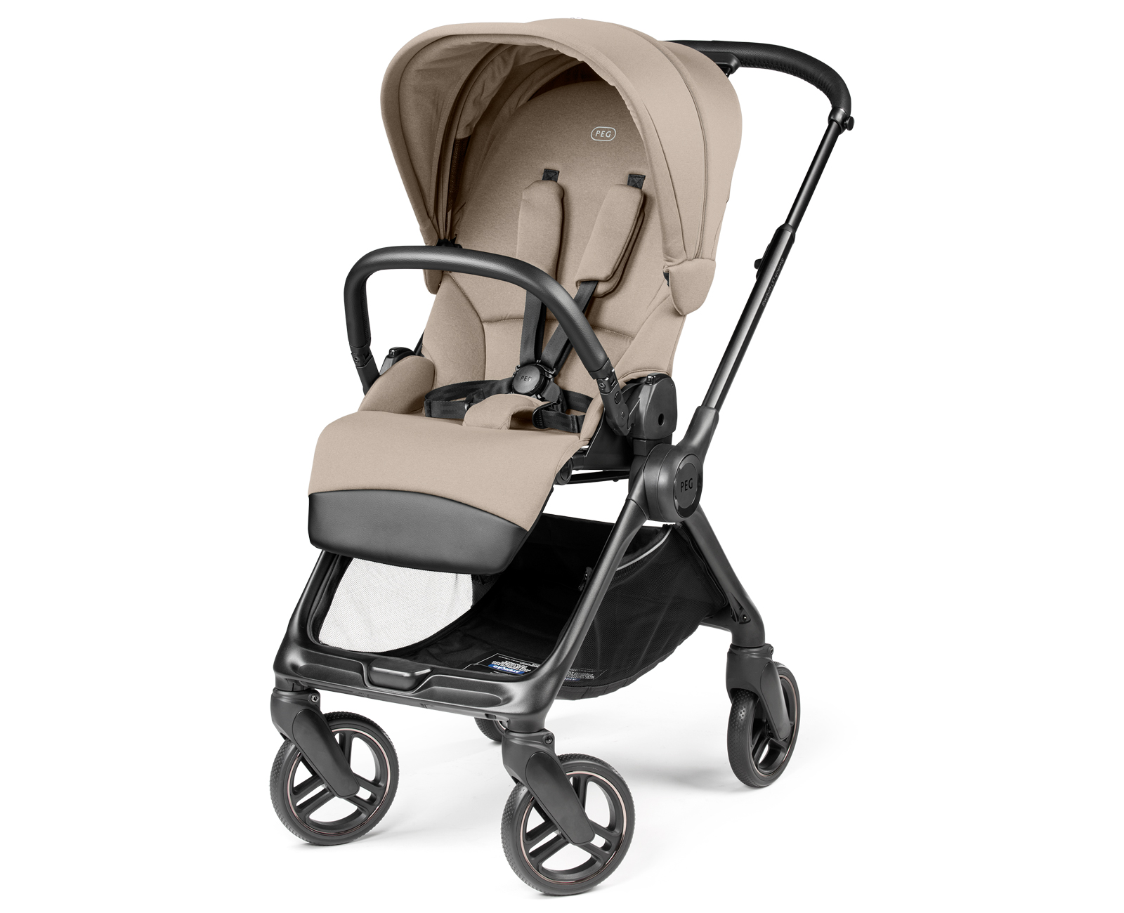 Коляска прогулочная Peg-Perego Switch бежевый - фото 2