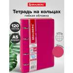Тетрадь со сменным блоком Brauberg клетка 120 лист.