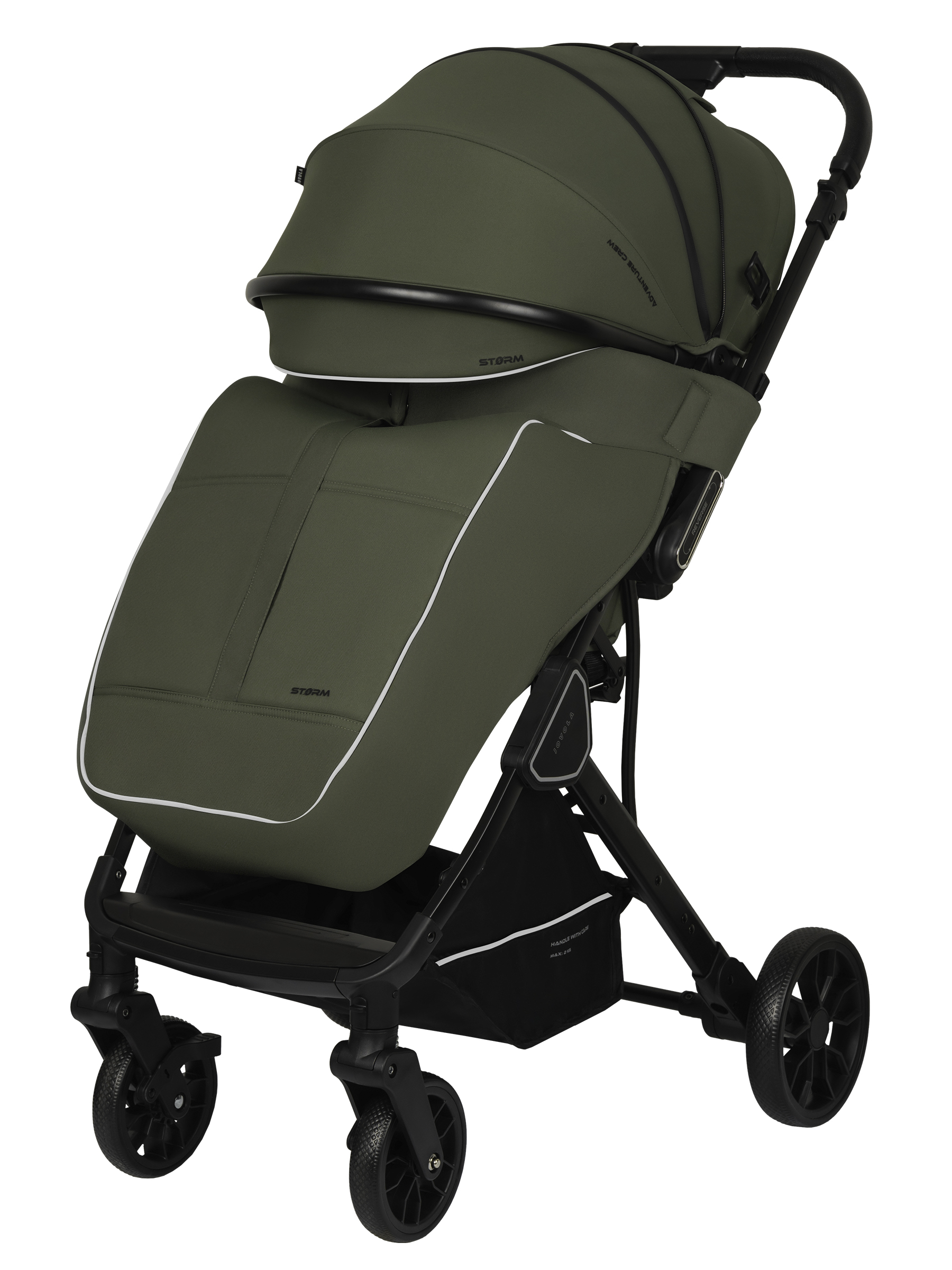 Коляска прогулочная JOVOLA Storm, зеленый - фото 2