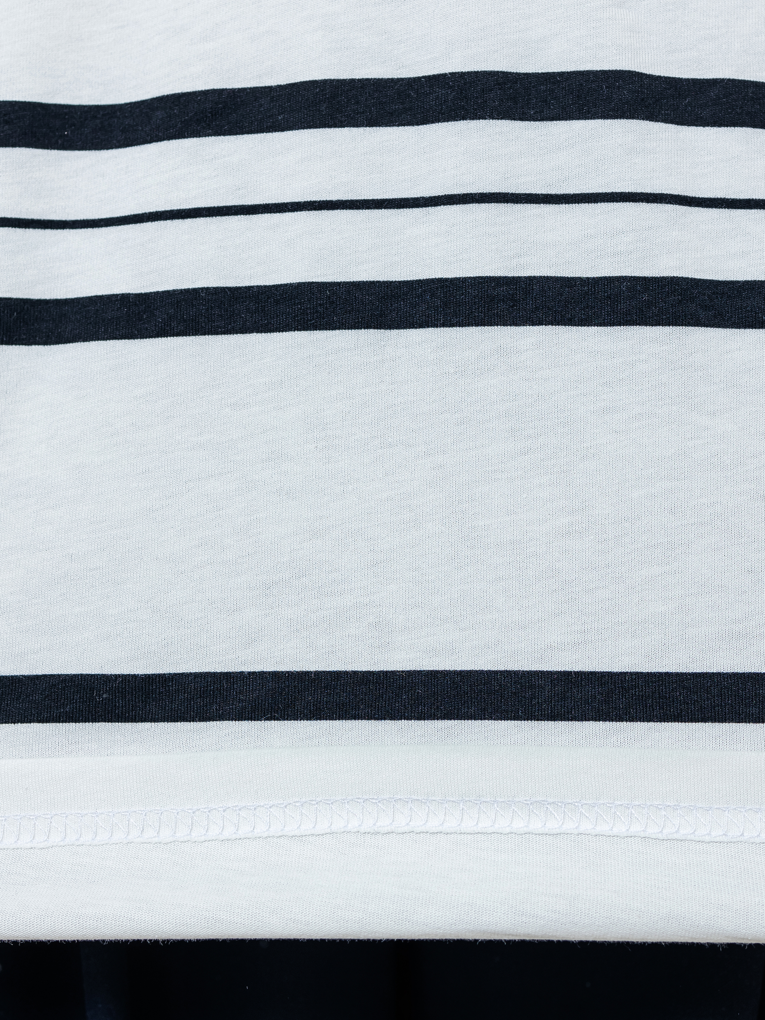 Лонгслив Селтекс Ю_ДК62 молоко/черный полоса - фото 8