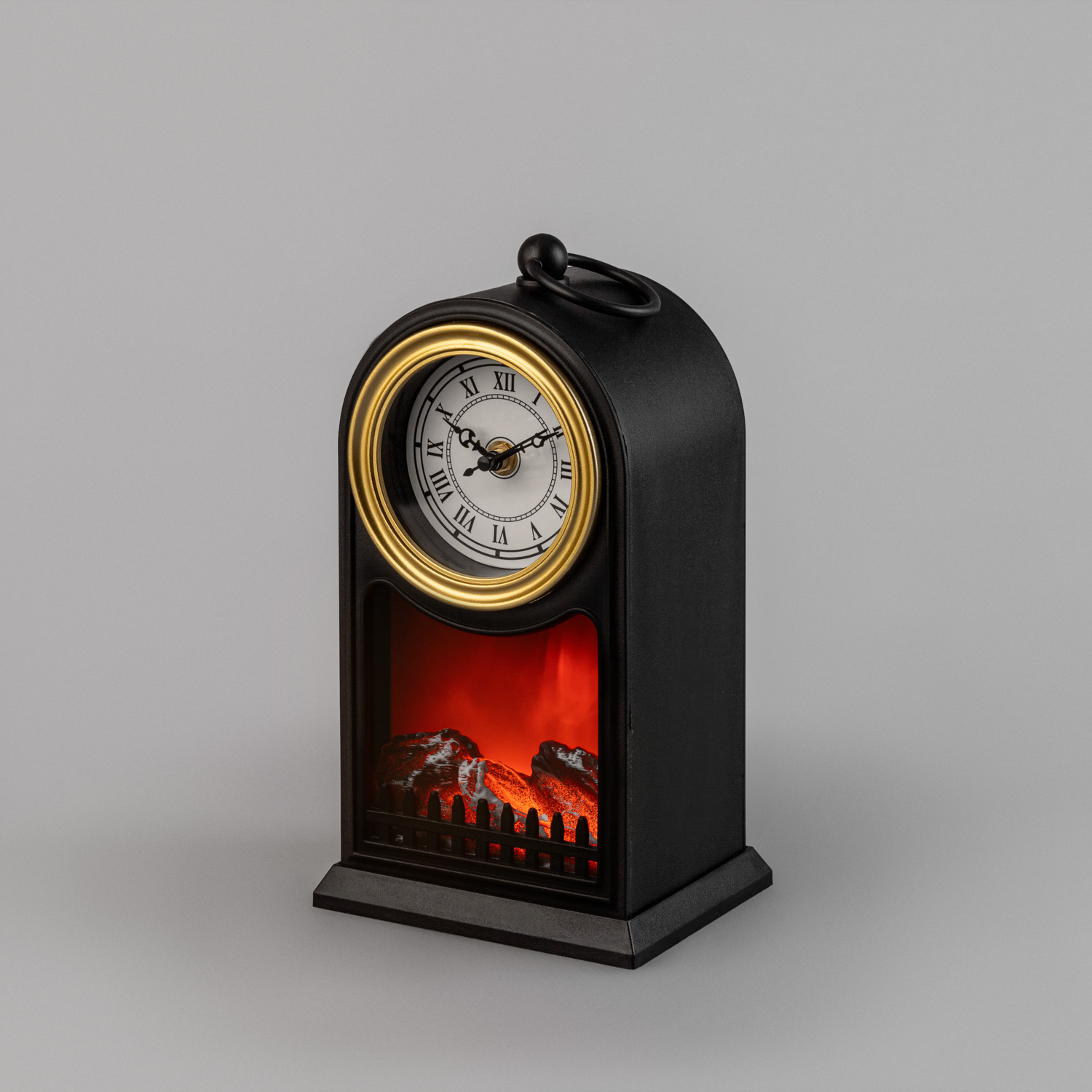 Светодиодный камин NEON-NIGHT «Старинные часы» USB + батарейки с эффектом живого огня - фото 8