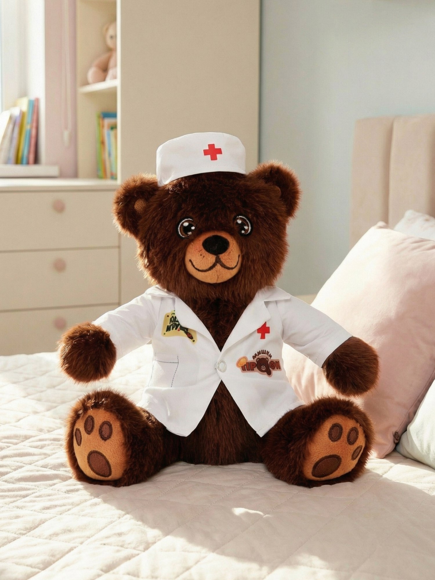 Мягкая игрушка Смолтойс мишка Мишка-врач - фото 1
