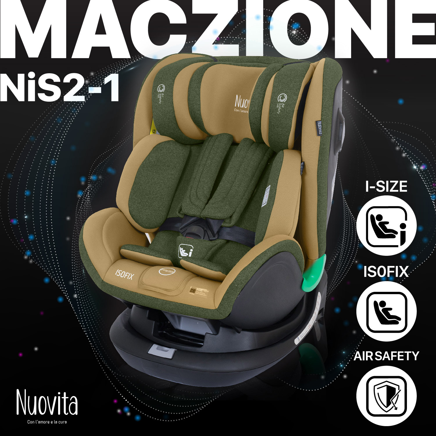 Автокресло Nuovita Isofix 0+/1/2/3 (0-36 кг) - фото 2